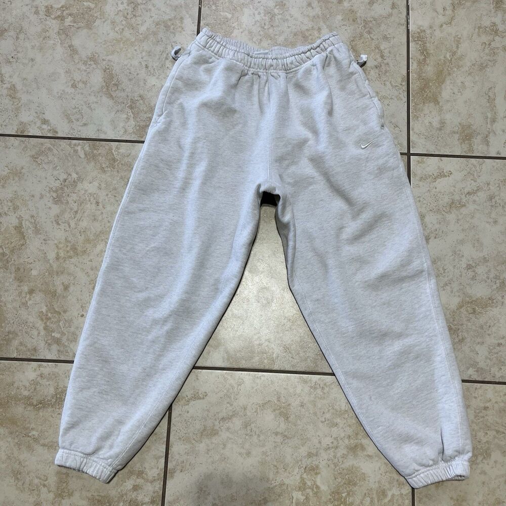 Nike Solo Swoosh Heavyweight Fleece Sweatpants Mens Size Small Gray DX1364-051